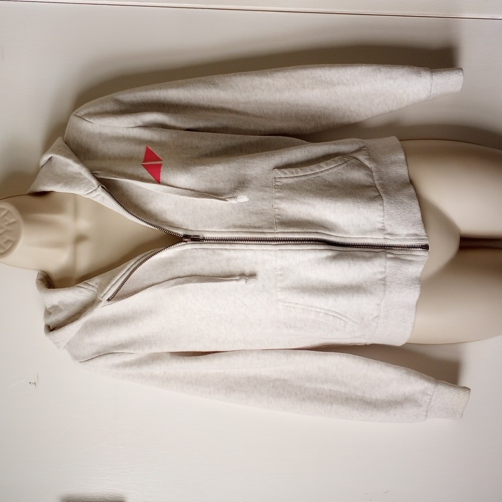 *50off3* Avicii H&M Zip Hoodie Graphic Sweatshirt S Light Gray Hot Pink - Picture 4 of 12